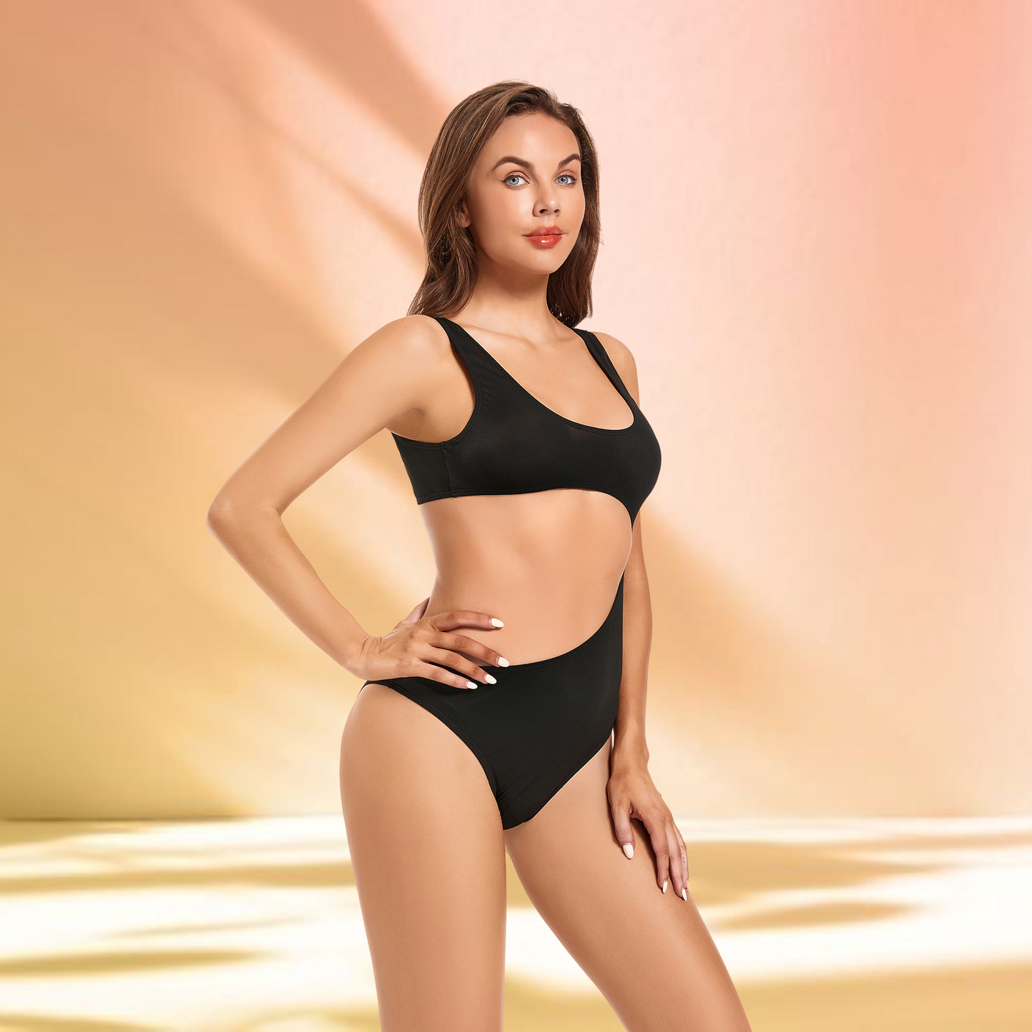 RA Sun Goddess Swimsuit in Black